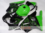 Kit de carénage par injection pour NINJA ZX-12R 00-01 - Vert, Noir - Flame #OYO87903057
