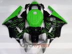 Kit de carénage par injection pour NINJA ZX-12R 00-01 - Vert, Noir - Flame #OYO87903057