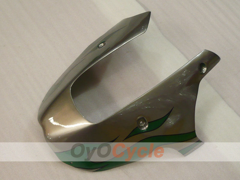 Kit de carénage pour NINJA ZX-9R 00-01 - Vert, Argenté - Flamme #OYO87906059