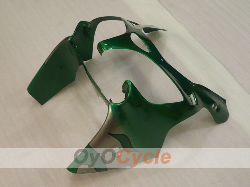 Kit de carénage pour NINJA ZX-9R 00-01 - Vert, Argenté - Flamme #OYO87906059