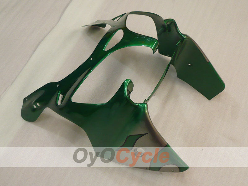 Kit de carénage pour NINJA ZX-9R 00-01 - Vert, Argenté - Flamme #OYO87906059