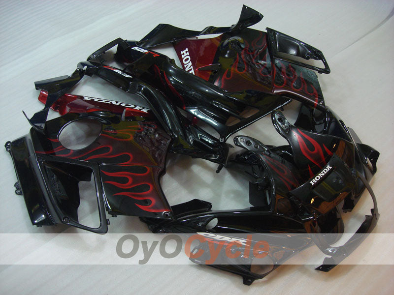 Kit de carénage pour Honda CBR600 F2 91-94 - Rouge, Noir - Flame #OYO87903060 Image secondaire du produit