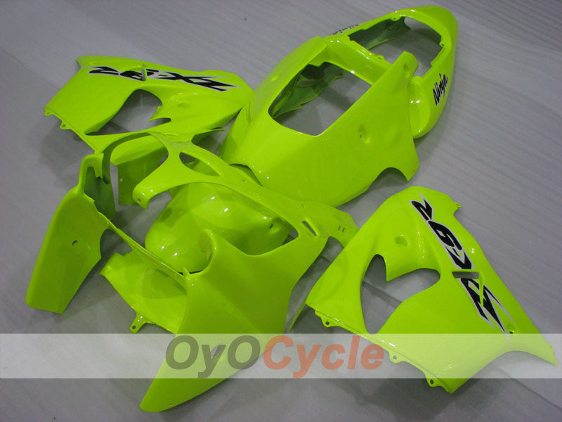 Kit de carénage pour NINJA ZX-9R 00-01 - Jaune - Style d'usine #OYO87906060