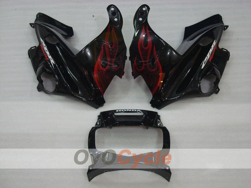 Kit de carénage pour Honda CBR600 F2 91-94 - Rouge, Noir - Flame #OYO87903060