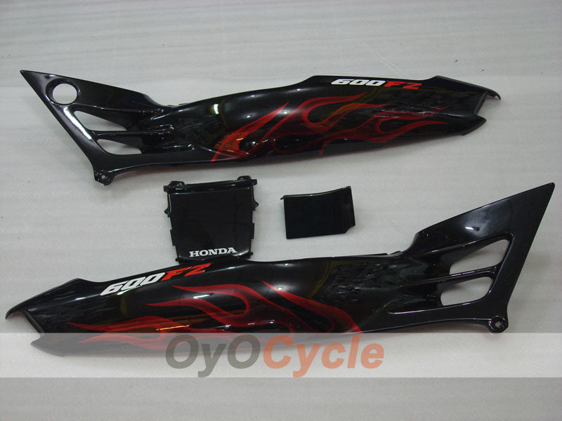 Kit de carénage pour Honda CBR600 F2 91-94 - Rouge, Noir - Flame #OYO87903060