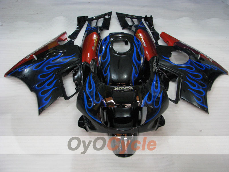 Kit de carénage pour Honda CBR600 F2 91-94 - Bleu, Noir - Flame #OYO87903061 Image principale du produit