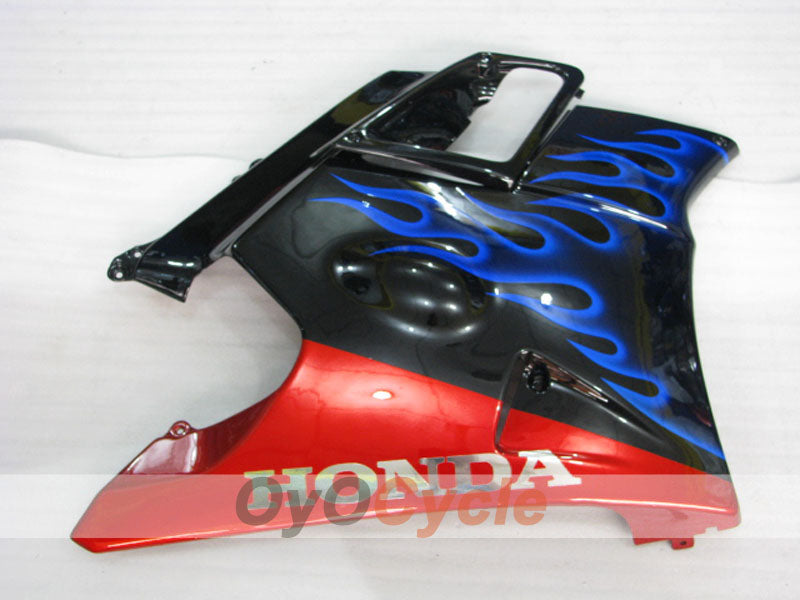 Kit de carénage pour Honda CBR600 F2 91-94 - Bleu, Noir - Flame #OYO87903061