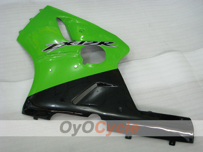 Kit de carénages à injection pour NINJA ZX-12R 00-01 - Vert, noir - Style d'origine #OYO87903073