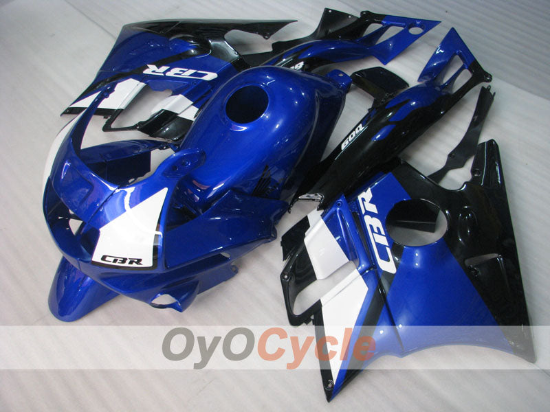 Kit de carénages pour Honda CBR600 F2 91-94 - Bleu, noir - Style d'origine #OYO87903076