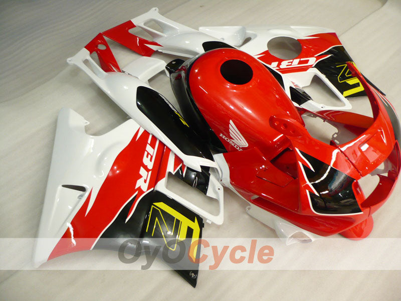Kit de carénages pour Honda CBR600 F2 91-94 - Rouge, noir - Style d'origine #OYO87903080