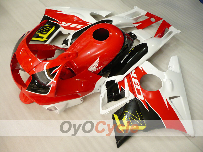 Kit de carénages pour Honda CBR600 F2 91-94 - Rouge, noir - Style d'origine #OYO87903080