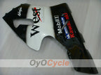 Kit de carénage à injection pour NINJA ZX-12R 00-01 - Blanc, Noir - West #OYO87903081