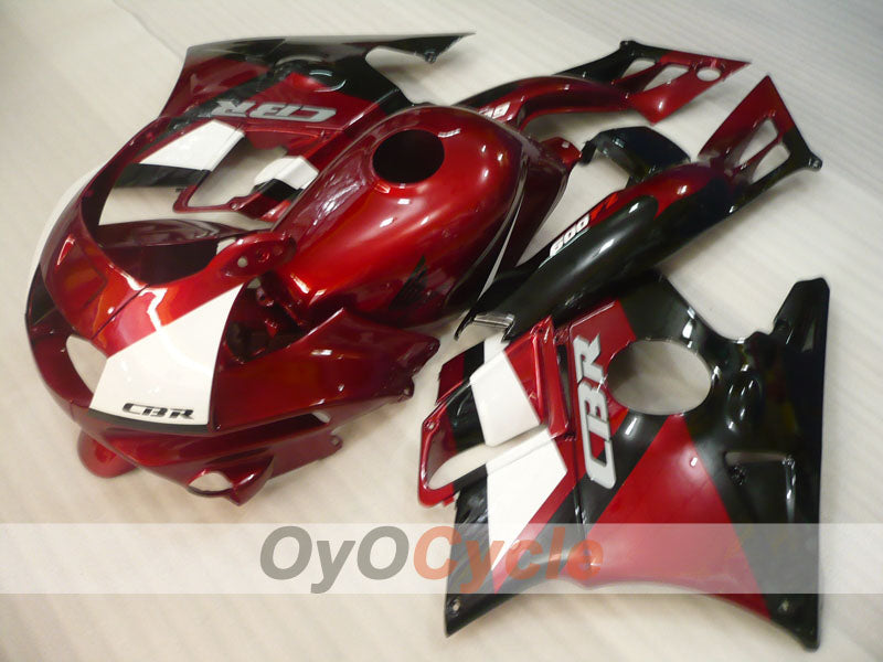 Kit de carénage pour Honda CBR600 F2 91-94 - Rouge, Noir - Style d'origine #OYO87903082 Image secondaire du produit