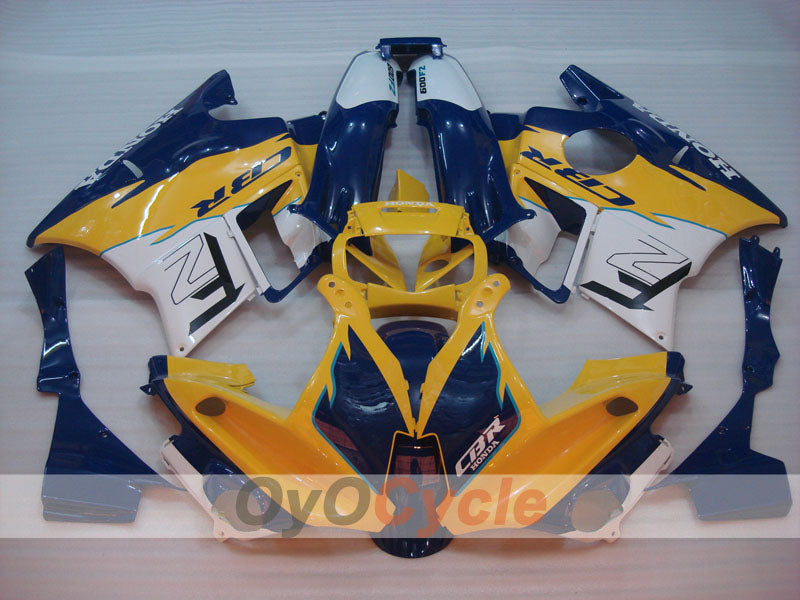 Kit de carénage pour Honda CBR600 F2 91-94 - Jaune, Blanc - Style d'origine #OYO87903086 Image principale du produit