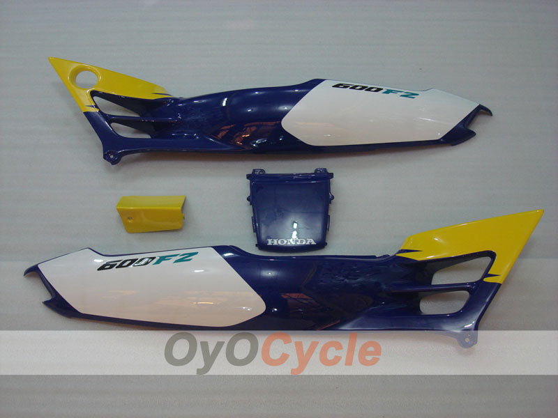 Kit de carénage pour Honda CBR600 F2 91-94 - Jaune, Blanc - Style d'origine #OYO87903086