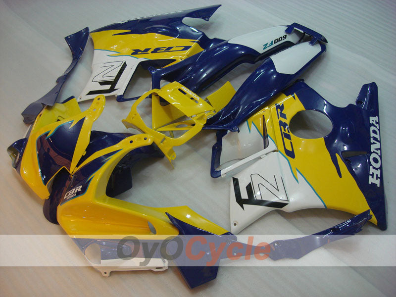 Kit de carénage pour Honda CBR600 F2 91-94 - Jaune, Blanc - Style d'origine #OYO87903086 Image secondaire du produit