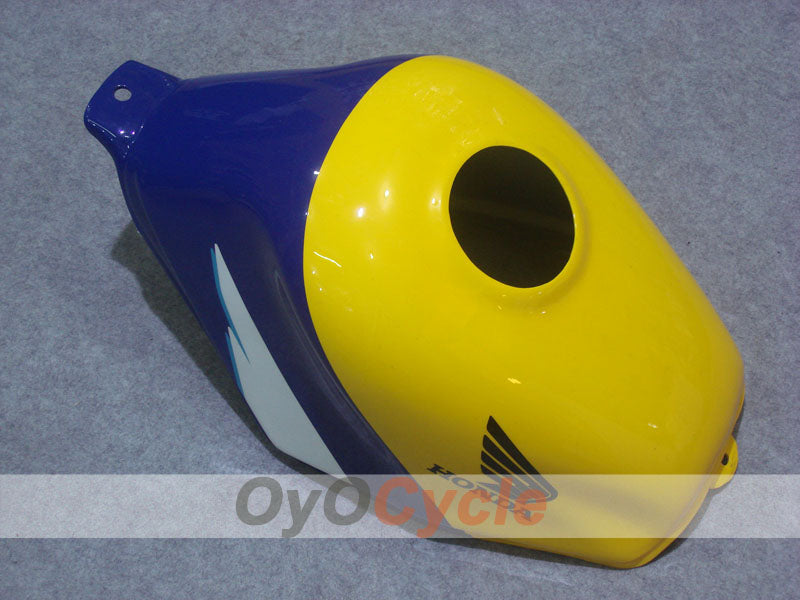 Kit de carénage pour Honda CBR600 F2 91-94 - Jaune, Blanc - Style d'origine #OYO87903086