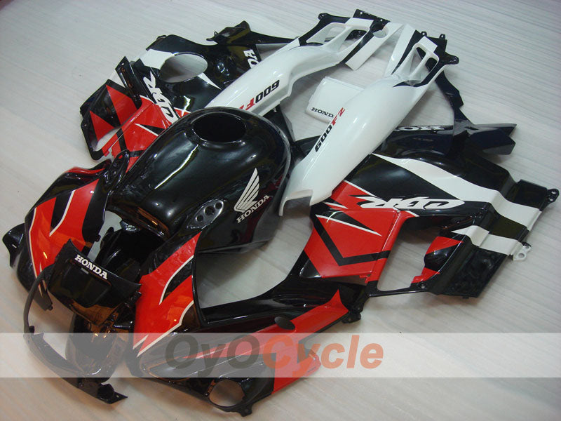 Kit de carénage pour Honda CBR600 F2 91-94 - Rouge, Noir - Style d'origine #OYO87903087