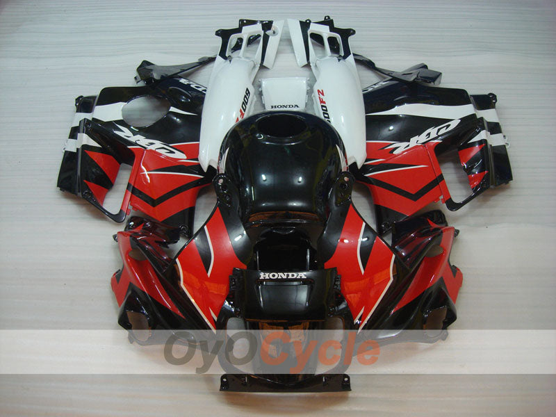 Kit de carénage pour Honda CBR600 F2 91-94 - Rouge, Noir - Style d'origine #OYO87903087 Image principale du produit