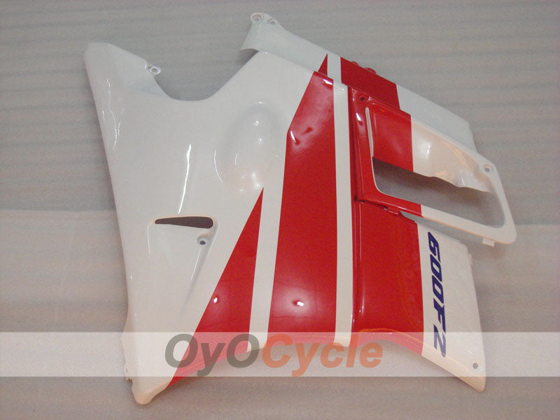 Kit de carénage pour Honda CBR600 F2 91-94 - Rouge, Blanc - Style d'origine #OYO87903088