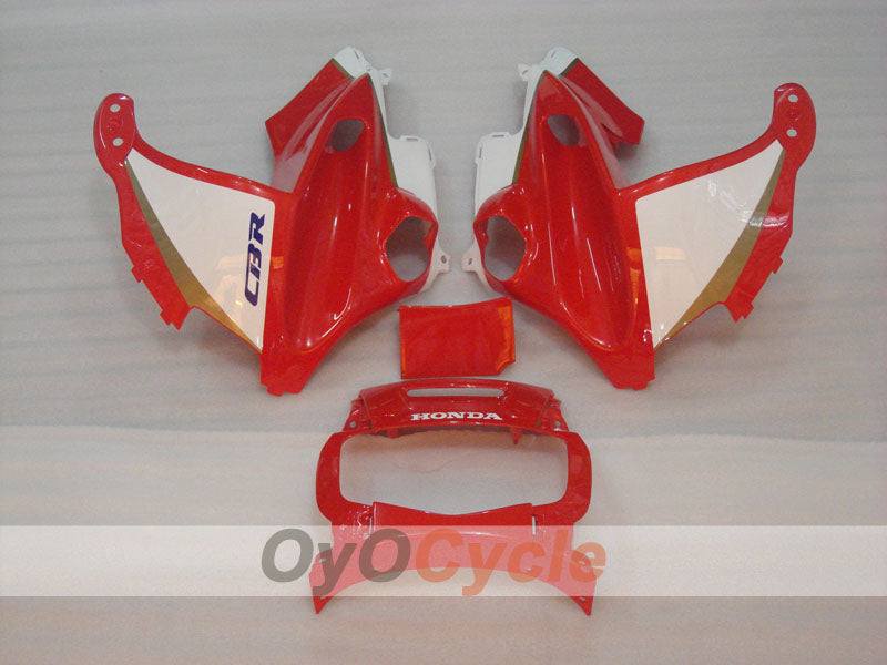 Kit de carénage pour Honda CBR600 F2 91-94 - Rouge, Blanc - Style d'origine #OYO87903088