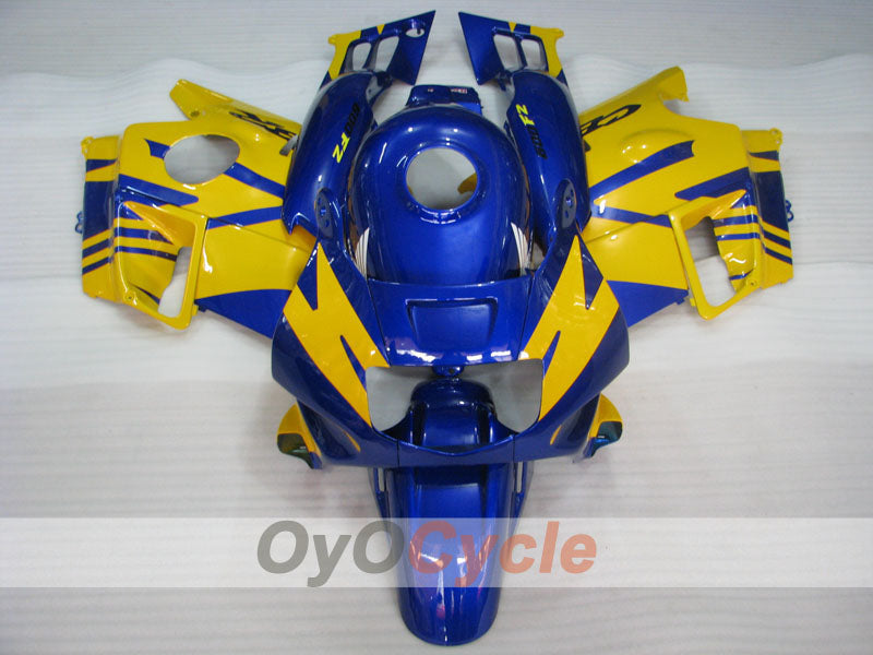 Kit de carénage pour Honda CBR600 F2 91-94 - Jaune, Bleu - Style d'origine #OYO87903091