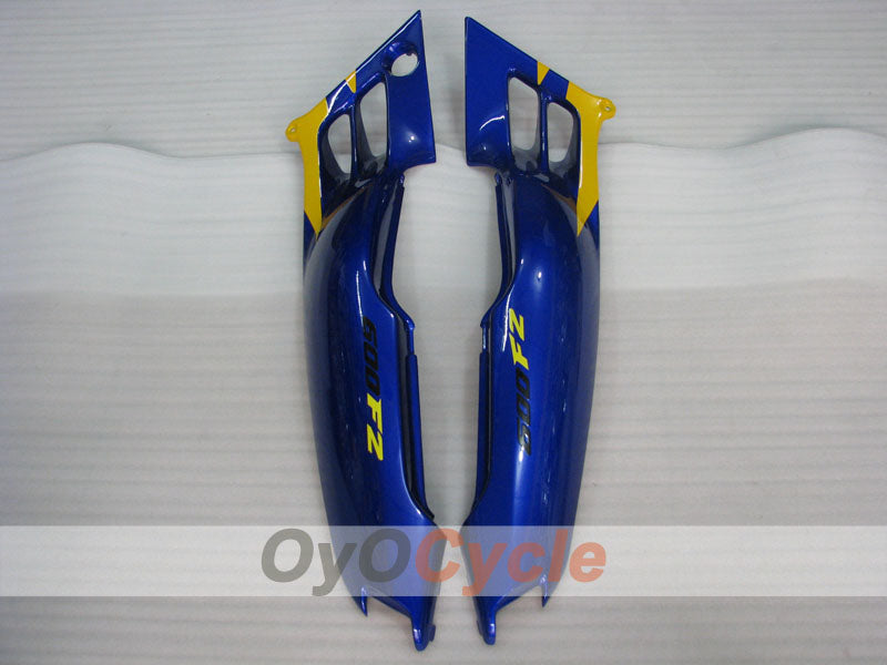 Kit de carénage pour Honda CBR600 F2 91-94 - Jaune, Bleu - Style d'origine #OYO87903091