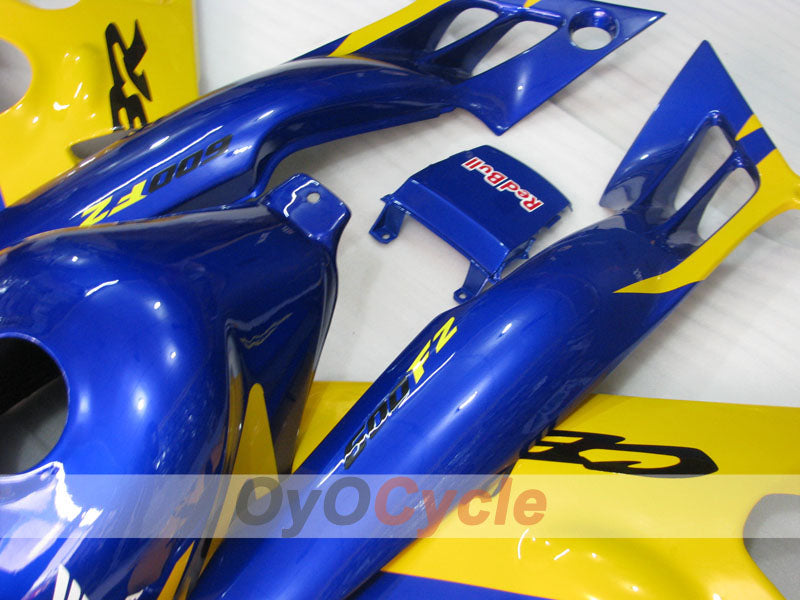 Kit de carénage pour Honda CBR600 F2 91-94 - Jaune, Bleu - Style d'origine #OYO87903091