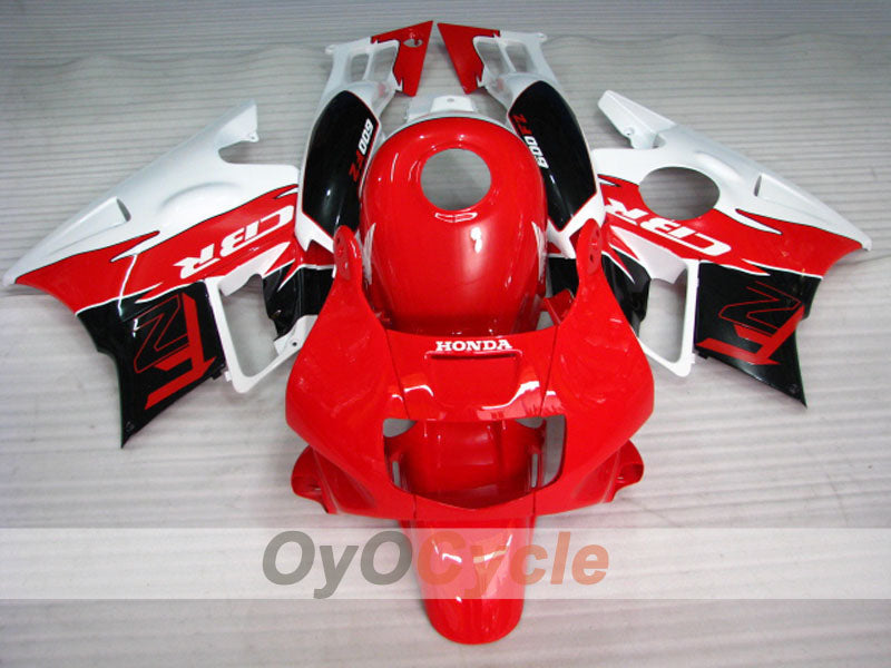 Kit de carénage pour Honda CBR600 F2 91-94 - Rouge, Blanc - Style d'origine #OYO87903092