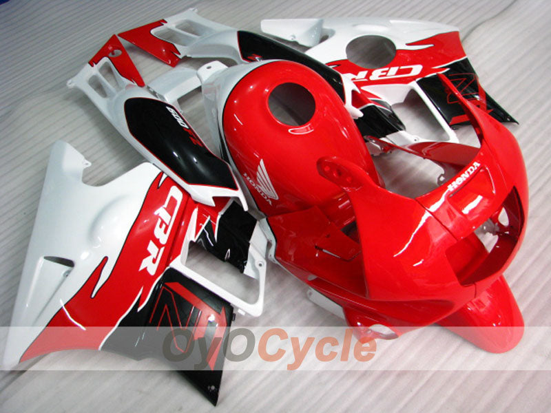 Kit de carénage pour Honda CBR600 F2 91-94 - Rouge, Blanc - Style d'origine #OYO87903092