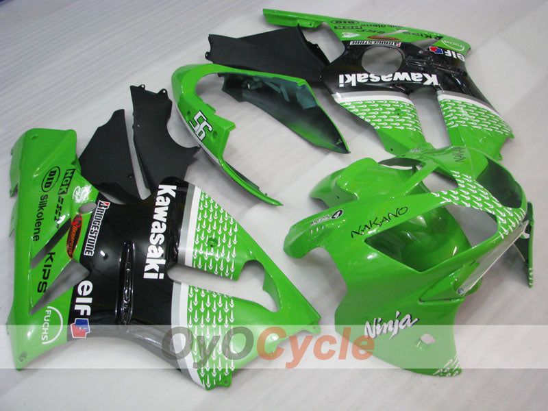Kit de carénage injecté pour NINJA ZX-12R 02-05 - Vert, noir - Nakano #OYO87903099 Image principale du produit