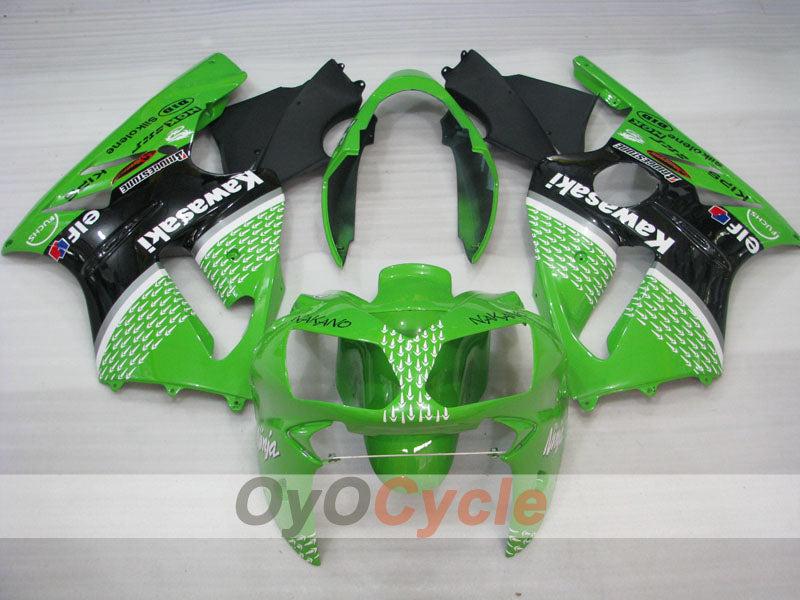 Kit de carénage injecté pour NINJA ZX-12R 02-05 - Vert, noir - Nakano #OYO87903099 Image secondaire du produit