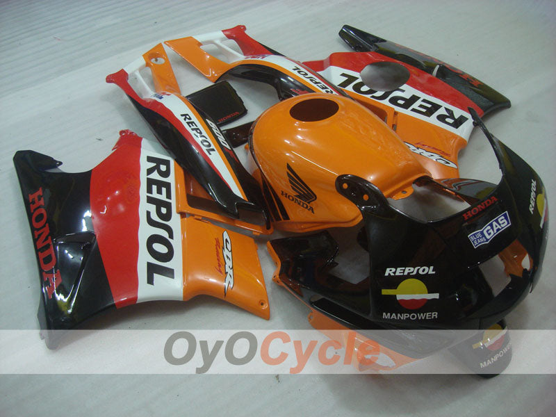 Kit de carénage pour Honda CBR600 F2 91-94 - Orange, noir - Repsol #OYO87903103
