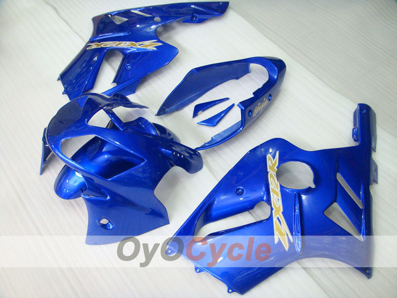 Kit de carénage injecté pour NINJA ZX-12R 02-05 - Bleu - Style d'origine #OYO87903104