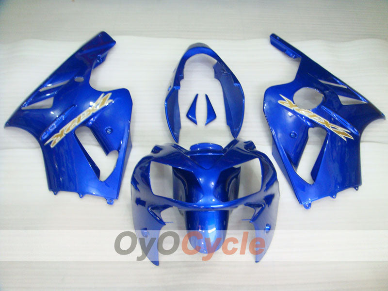 Kit de carénage injecté pour NINJA ZX-12R 02-05 - Bleu - Style d'origine #OYO87903104