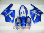 Kit de carénage injecté pour NINJA ZX-12R 02-05 - Bleu - Style d'origine #OYO87903104