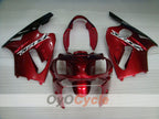 Kit de carénage injecté pour NINJA ZX-12R 02-05 - Rouge, noir - Style d'origine #OYO87903105