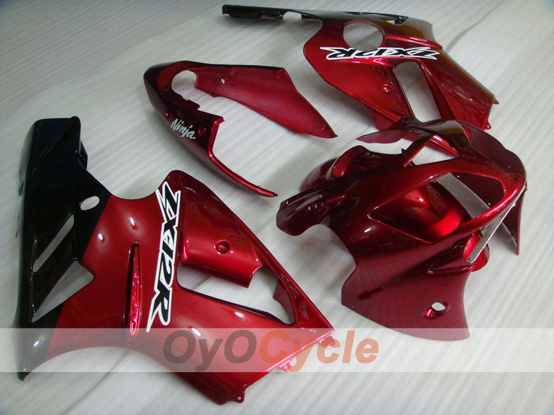 Kit de carénage injecté pour NINJA ZX-12R 02-05 - Rouge, noir - Style d'origine #OYO87903105 Image principale du produit