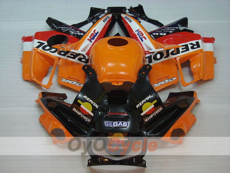 Kit de carénage pour Honda CBR600 F2 de 91-94 - Orange, Noir - Repsol #OYO87903106 Image secondaire du produit