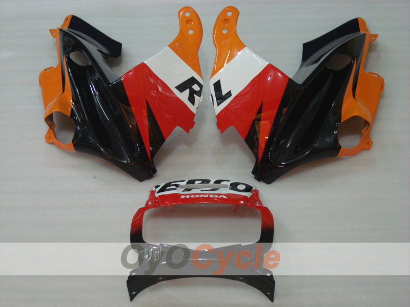 Kit de carénage pour Honda CBR600 F2 de 91-94 - Orange, Noir - Repsol #OYO87903107