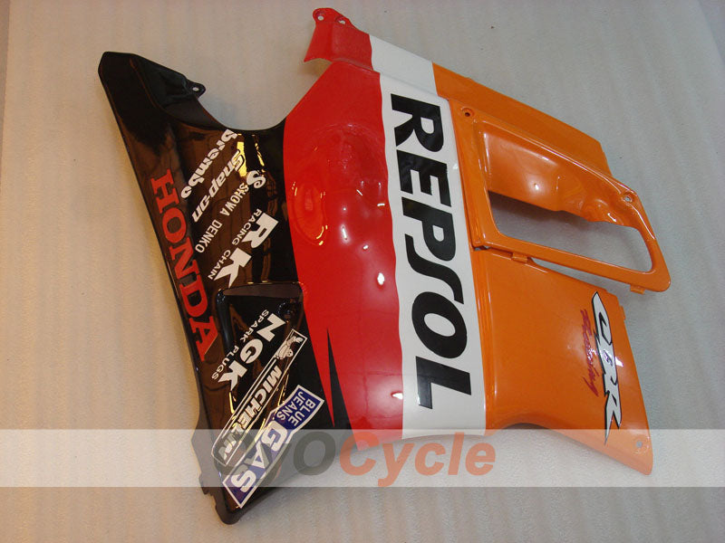 Kit de carénage pour Honda CBR600 F2 de 91-94 - Orange, Noir - Repsol #OYO87903107