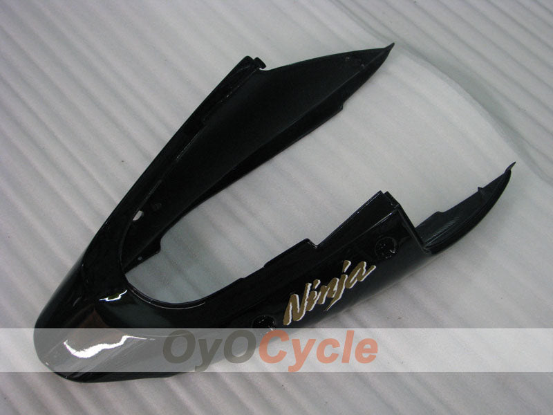 Kit de carénage injecté pour NINJA ZX-12R de 02-05 - Noir, Or - Style d'origine #OYO87903110