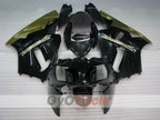 Kit de carénage injecté pour NINJA ZX-12R de 02-05 - Noir, Or - Style d'origine #OYO87903110