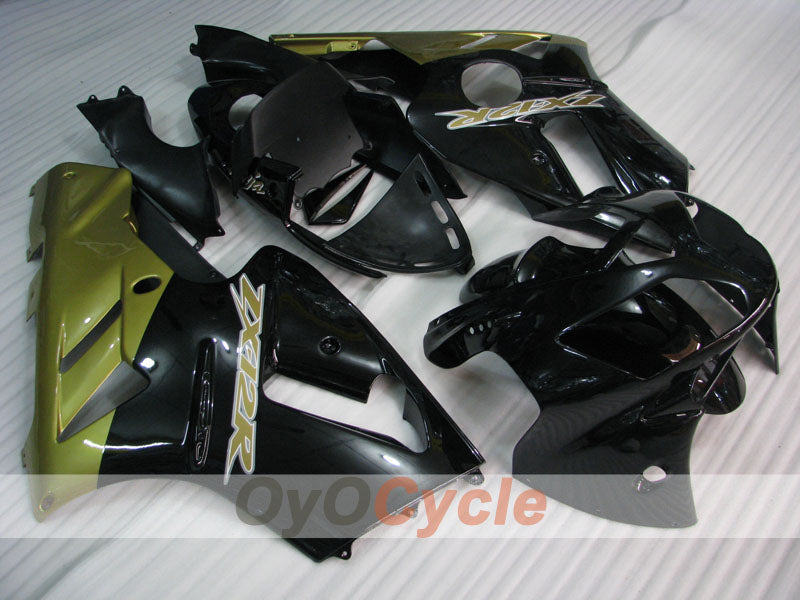 Kit de carénage injecté pour NINJA ZX-12R de 02-05 - Noir, Or - Style d'origine #OYO87903110 Image principale du produit