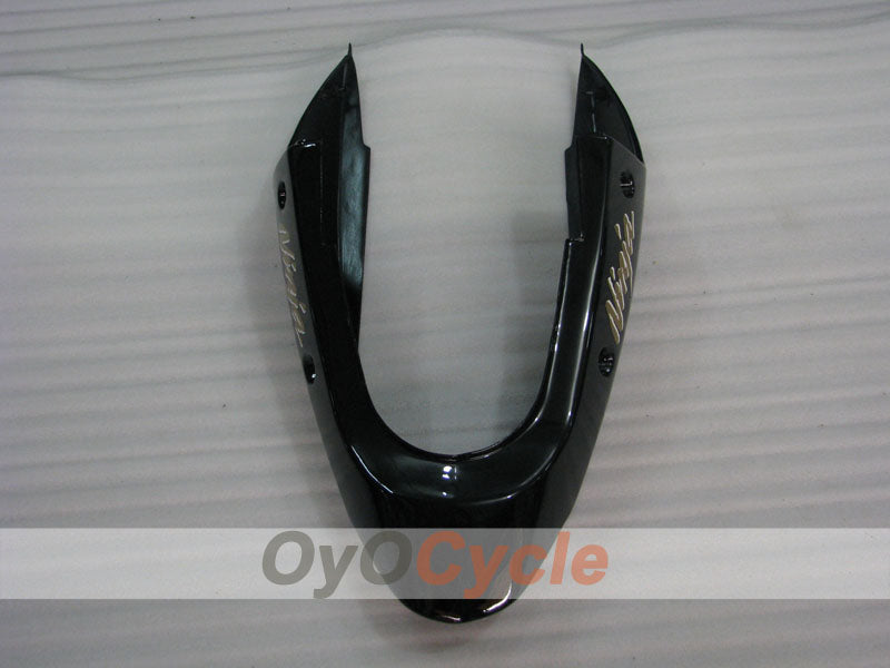 Kit de carénage injecté pour NINJA ZX-12R de 02-05 - Noir, Or - Style d'origine #OYO87903110