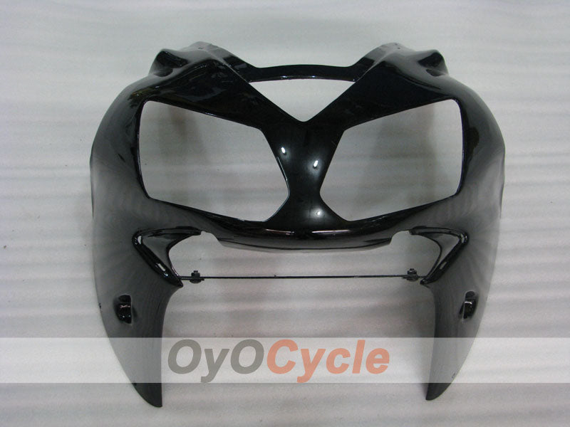 Kit de carénage injecté pour NINJA ZX-12R de 02-05 - Noir, Or - Style d'origine #OYO87903110