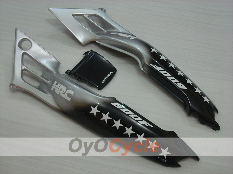 Kit de carénage pour Honda CBR600 F2 de 91-94 - Noir, Argent - SevenStars #OYO87903112