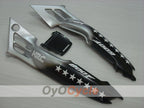 Kit de carénage pour Honda CBR600 F2 de 91-94 - Noir, Argent - SevenStars #OYO87903112