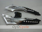 Kit de carénage pour Honda CBR600 F2 de 91-94 - Noir, Argent - SevenStars #OYO87903112