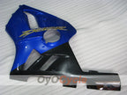 Kit de carénage injecté pour NINJA ZX-12R de 02-05 - Bleu, Noir - Style d'origine #OYO87903113